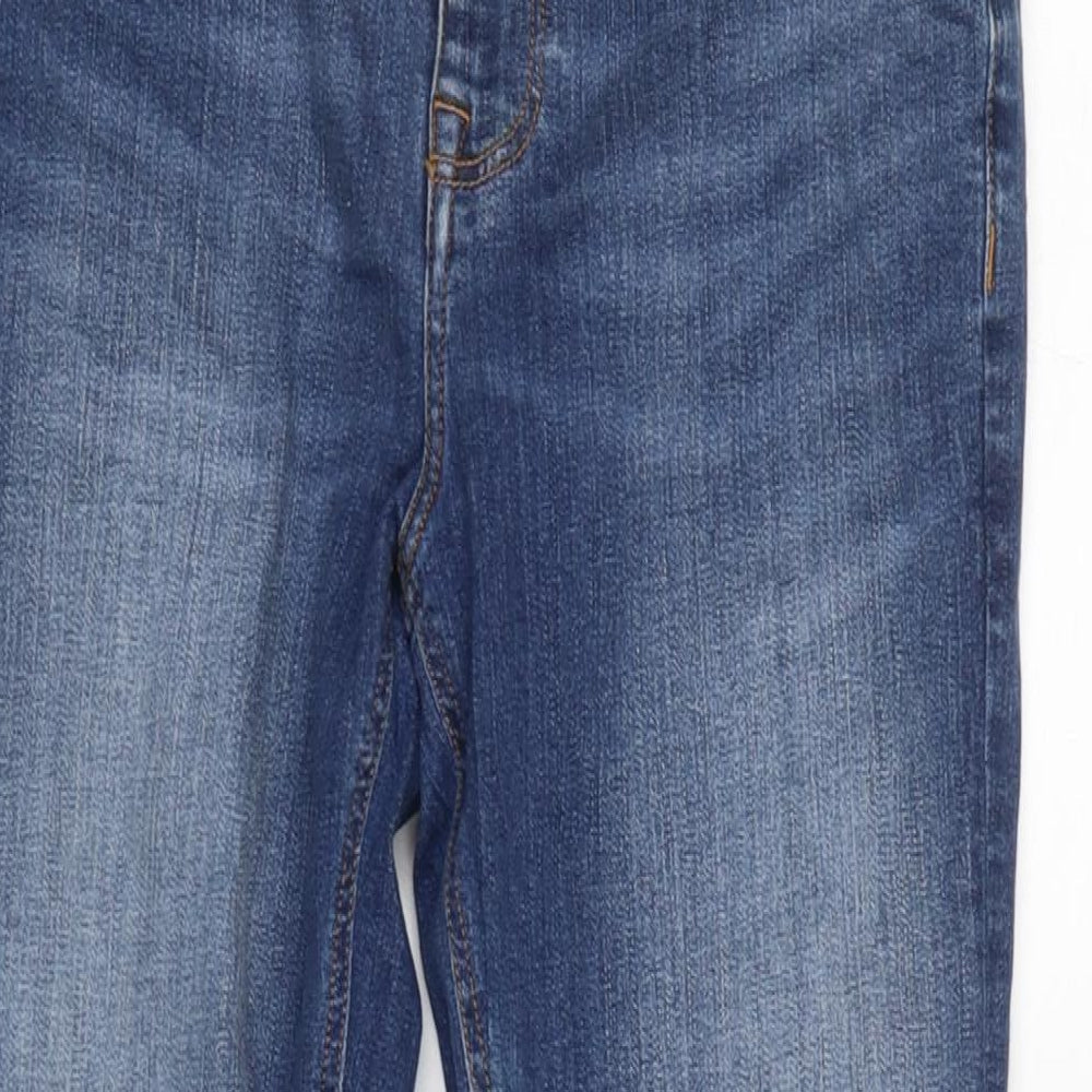 ASOS Mens Blue Cotton Blend Skinny Jeans Size 30 in L30 in Regular Zip