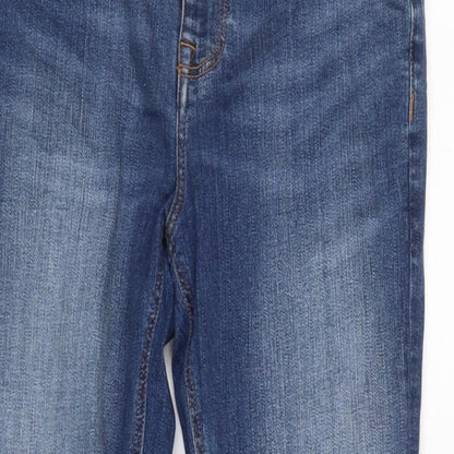 ASOS Mens Blue Cotton Blend Skinny Jeans Size 30 in L30 in Regular Zip