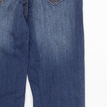 ASOS Mens Blue Cotton Blend Skinny Jeans Size 30 in L30 in Regular Zip