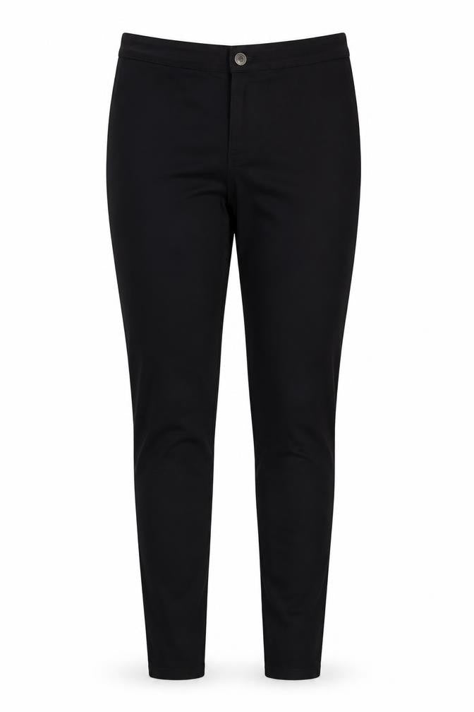 Womens UK Size 14 Denim & Co. Regular Fit Tapered Black Jeans