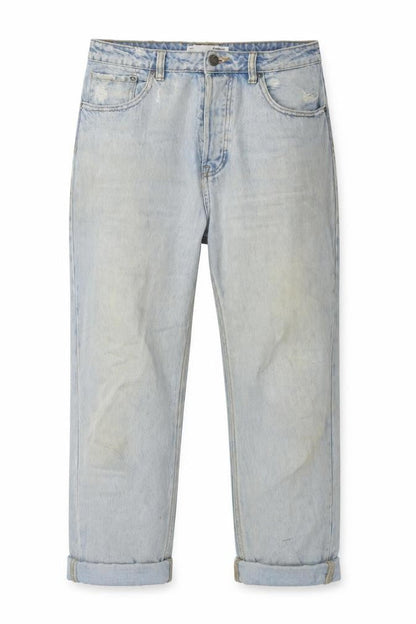 Womens UK Size 14 Stradivarius Regular Fit Straight Blue Jeans