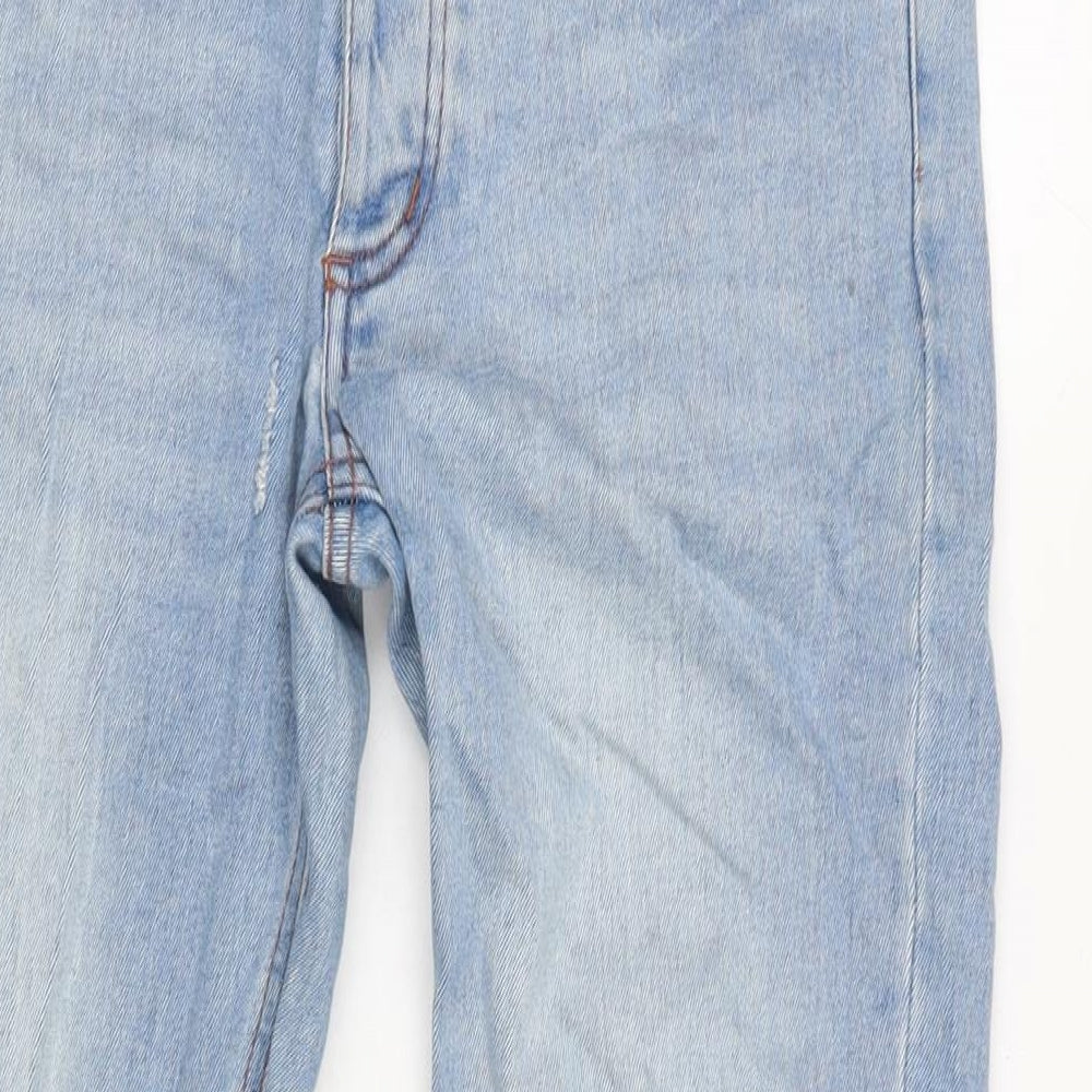 Mens UK Size 30 in Cheap Monday Regular Fit Straight Blue Jeans