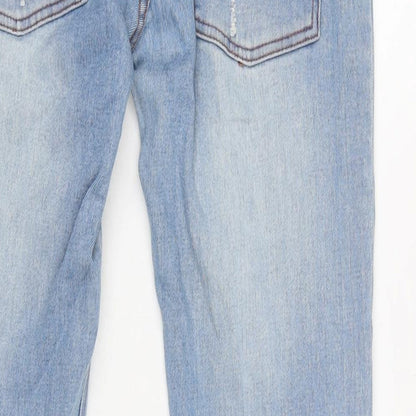 Mens UK Size 30 in Cheap Monday Regular Fit Straight Blue Jeans