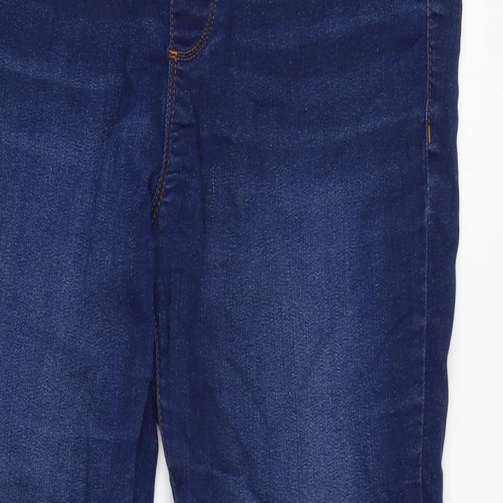Dorothy Perkins Womens Blue Cotton Blend Jegging Jeans Size 8 L25.5 in Regular