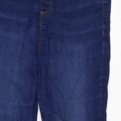 Dorothy Perkins Womens Blue Cotton Blend Jegging Jeans Size 8 L25.5 in Regular