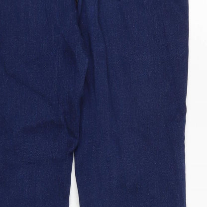 Dorothy Perkins Womens Blue Cotton Blend Jegging Jeans Size 8 L25.5 in Regular