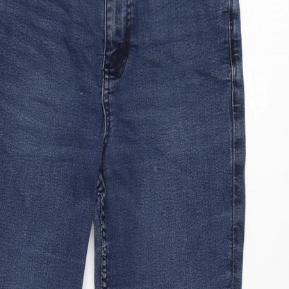 Womens UK Size 10 Marks and Spencer Regular Fit Tapered Blue Jeans