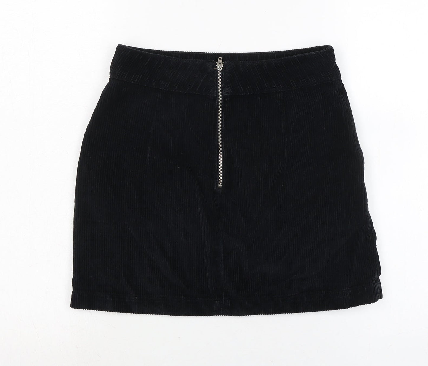 Womens UK Size 10 Topshop A-Line Corduroy Skirt