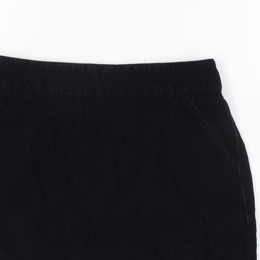 Womens UK Size 10 Topshop A-Line Corduroy Skirt