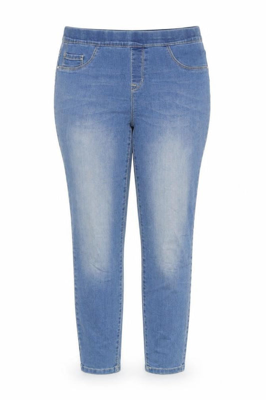 Womens UK Size 16 George Regular Fit Flared Blue Jeans