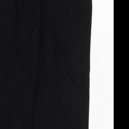 Mens UK Size 30 in River Island Regular Fit Tapered Black Jeans