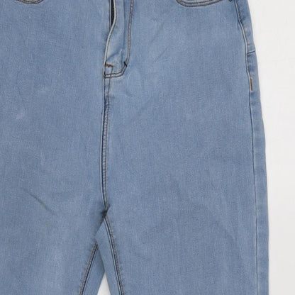 Womens UK Size 10 Marks and Spencer Regular Fit Straight Blue Jeans