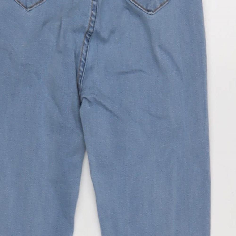 Womens UK Size 10 Marks and Spencer Regular Fit Straight Blue Jeans