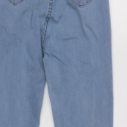 Womens UK Size 10 Marks and Spencer Regular Fit Straight Blue Jeans