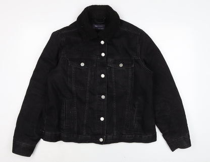 Womens UK Size 14 Marks and Spencer Grey Biker Coat