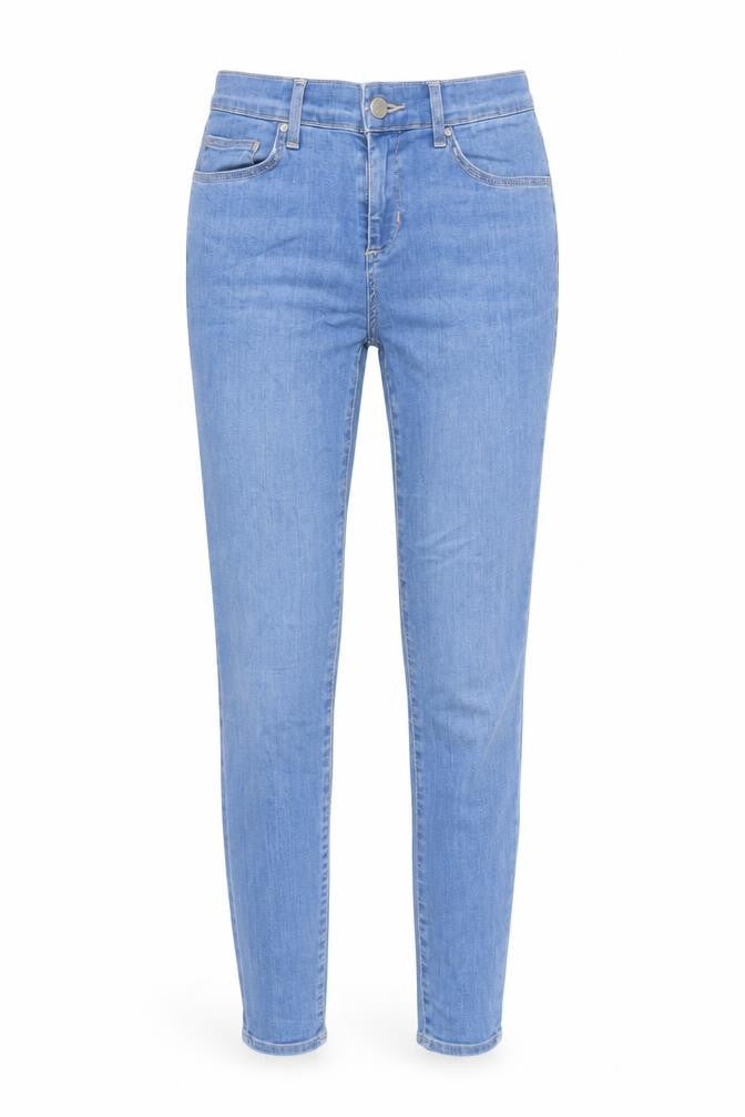 Womens UK Size 26 in Denim & Co. Regular Fit Tapered Blue Jeans