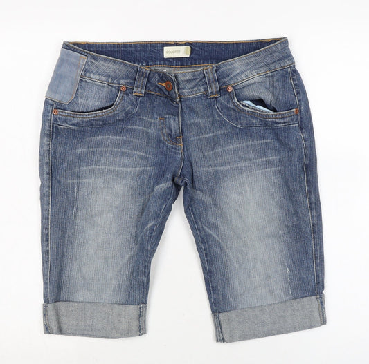 Republic Mens Black Cotton Bermuda Shorts Size 30 in L14 in Regular Zip