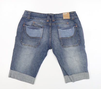 Republic Mens Black Cotton Bermuda Shorts Size 30 in L14 in Regular Zip