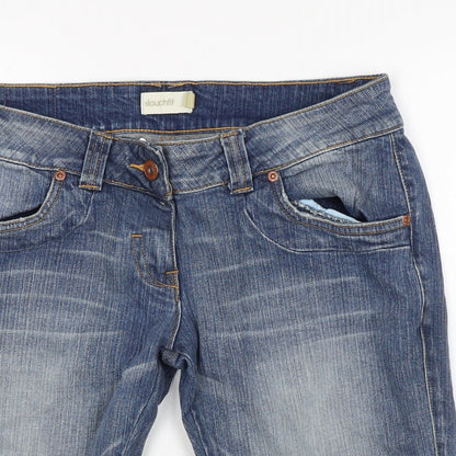 Republic Mens Black Cotton Bermuda Shorts Size 30 in L14 in Regular Zip