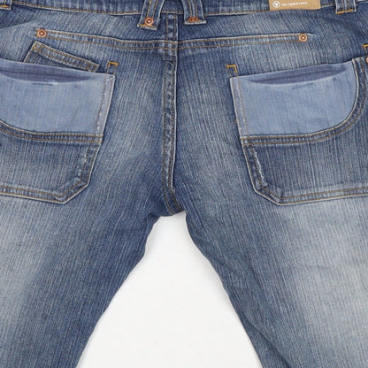 Republic Mens Black Cotton Bermuda Shorts Size 30 in L14 in Regular Zip