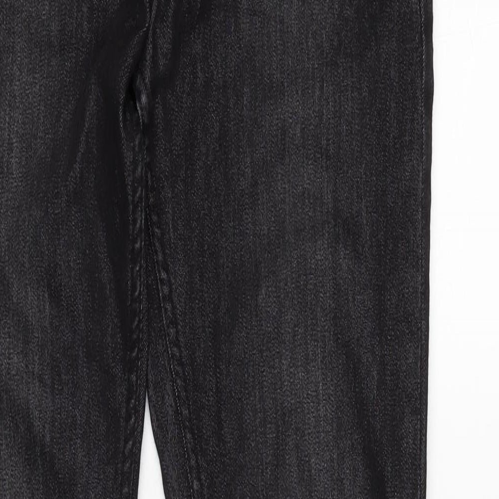 Denim & Co. Mens Black Cotton Blend Skinny Jeans Size 30 in L31 in Regular Zip