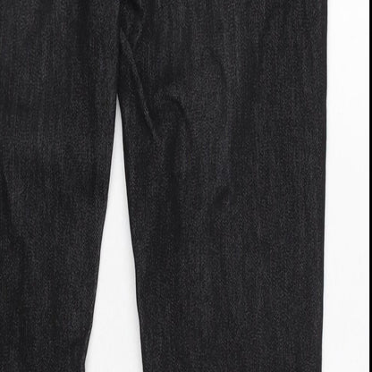 Denim & Co. Mens Black Cotton Blend Skinny Jeans Size 30 in L31 in Regular Zip