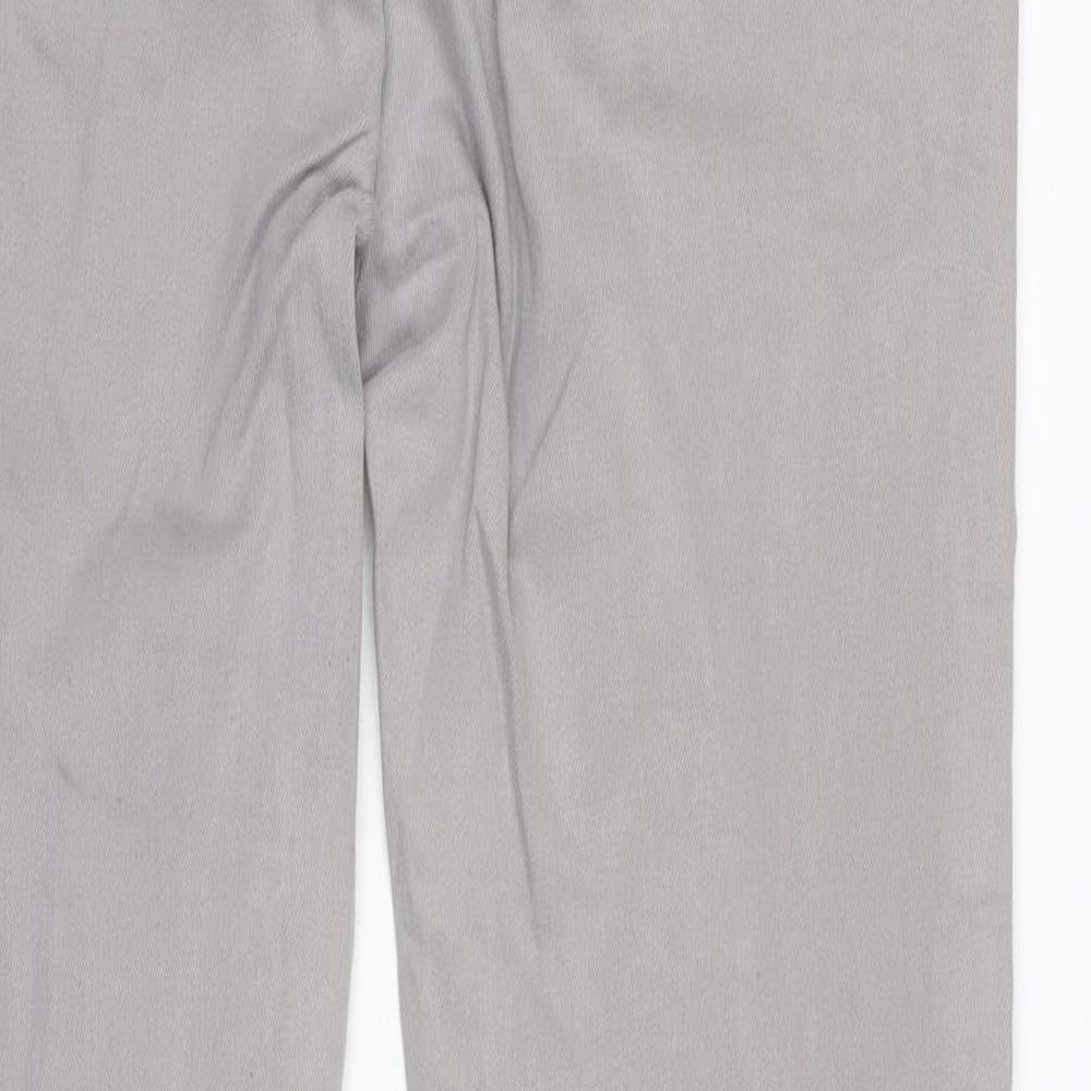 H&M Mens Green Cotton Blend Tapered Jeans Size 2XS L34 in Regular Zip