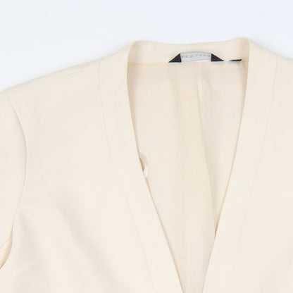 Womens UK Size 14 New Look Ivory Jacket