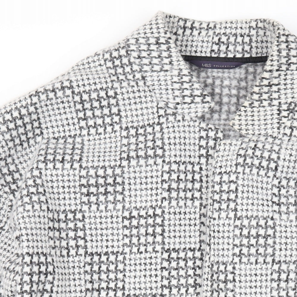 Womens UK Size 18 Marks and Spencer Grey Overcoat