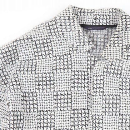 Womens UK Size 18 Marks and Spencer Grey Overcoat