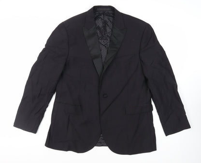 Mens UK Size 44 John Lewis Regular Black Suit Tuxedo