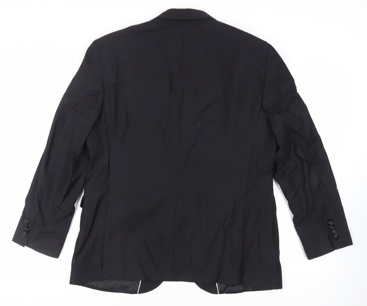 Mens UK Size 44 John Lewis Regular Black Suit Tuxedo