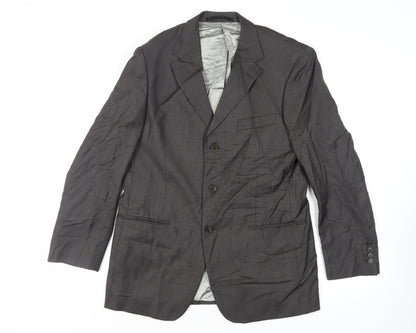 Mens UK Size 40 Marks and Spencer Regular Grey Suit Jacket