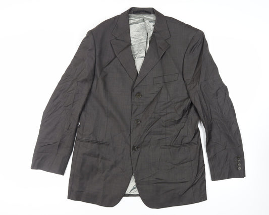 Mens UK Size 40 Marks and Spencer Regular Grey Suit Jacket