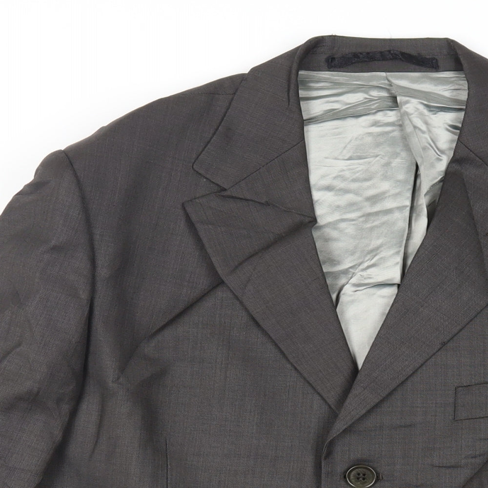 Mens UK Size 40 Marks and Spencer Regular Grey Suit Jacket