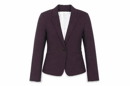 H&M Womens Purple Jacket Blazer Size 6 Button