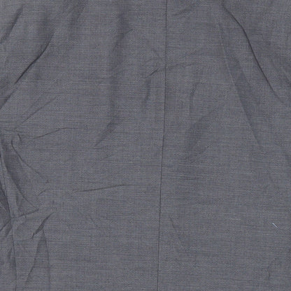 Mens UK Size 38 Topman Regular Grey Suit Jacket