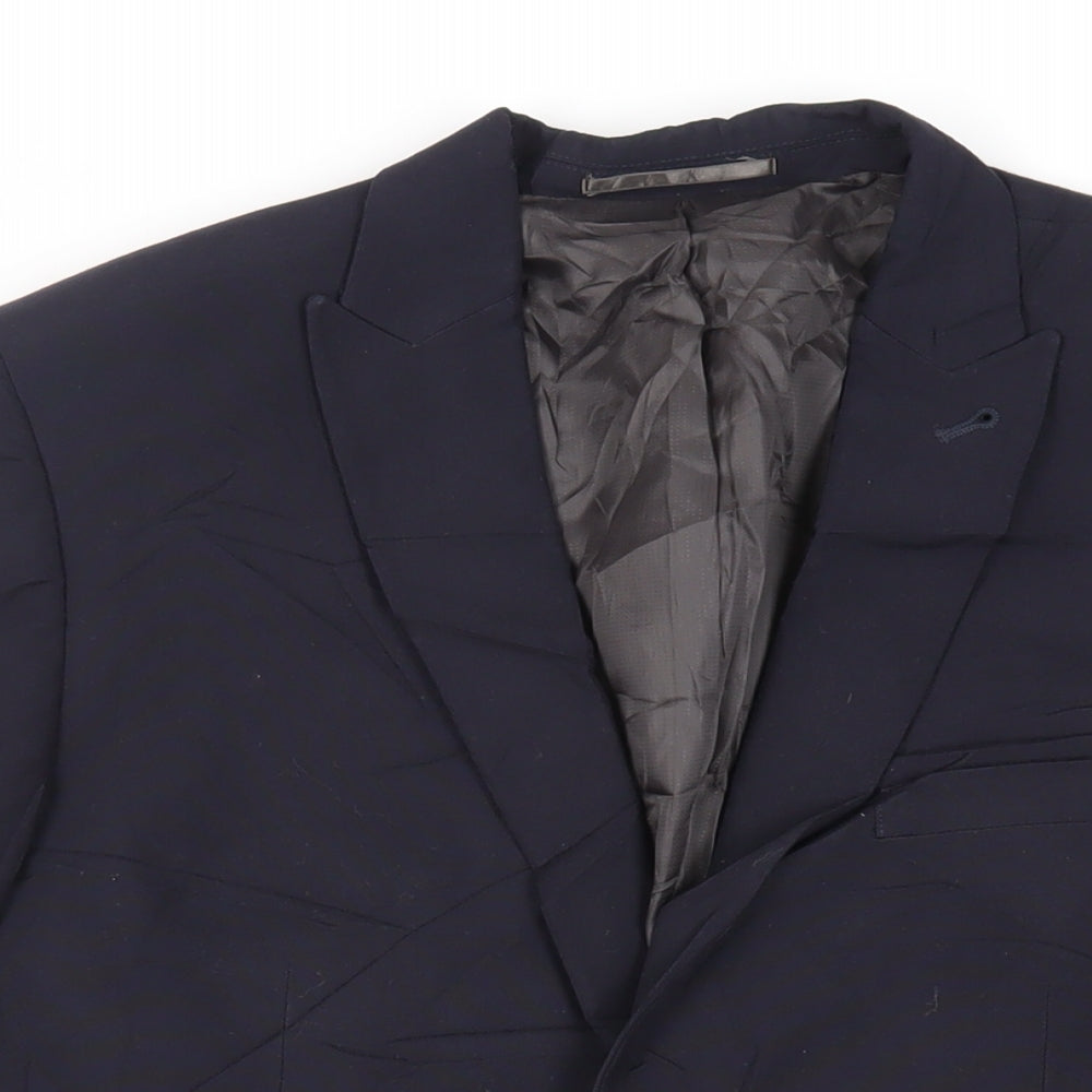 Mens UK Size 40 NEXT Regular Blue Suit Jacket