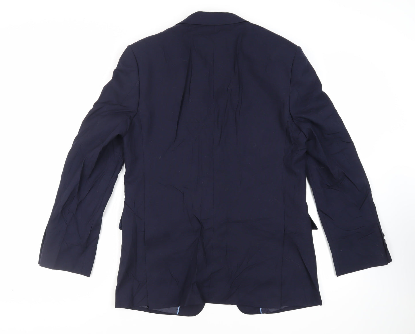 Mens UK Size 38 Marks and Spencer Regular Blue Suit Jacket