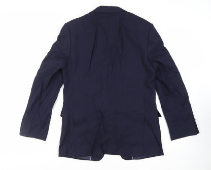 Mens UK Size 38 Marks and Spencer Regular Blue Suit Jacket