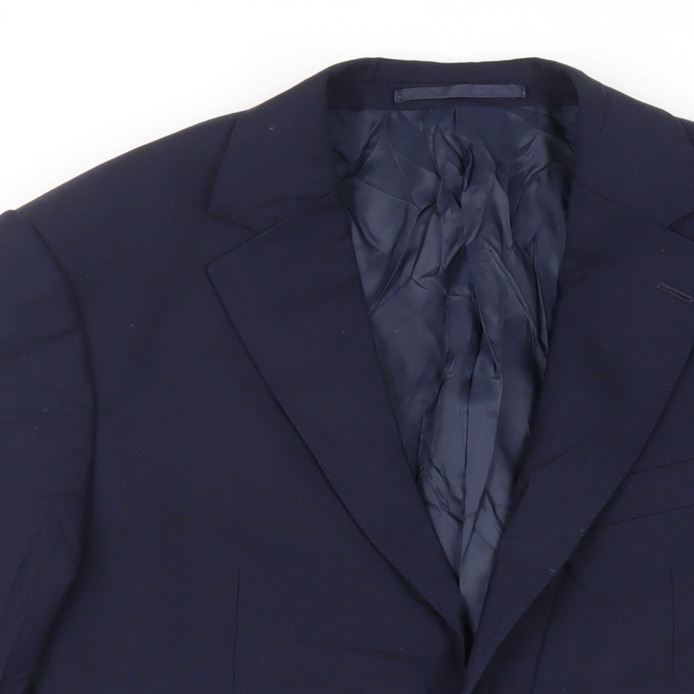 Mens UK Size 38 Marks and Spencer Regular Blue Suit Jacket