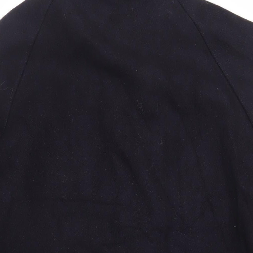 Mens UK Size M Richman Brothers Black Overcoat