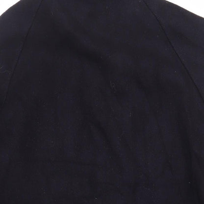 Mens UK Size M Richman Brothers Black Overcoat