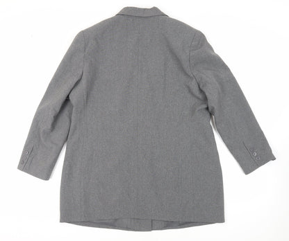 Classics Womens Grey Jacket Blazer Size 18 Button