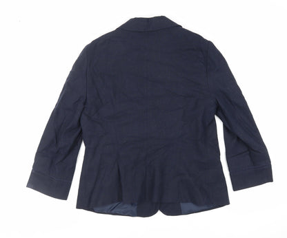 Womens UK Size 14 BHS Blue Jacket
