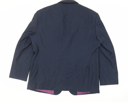 Mens UK Size 44 Daniel Grahame Regular Blue Suit Jacket