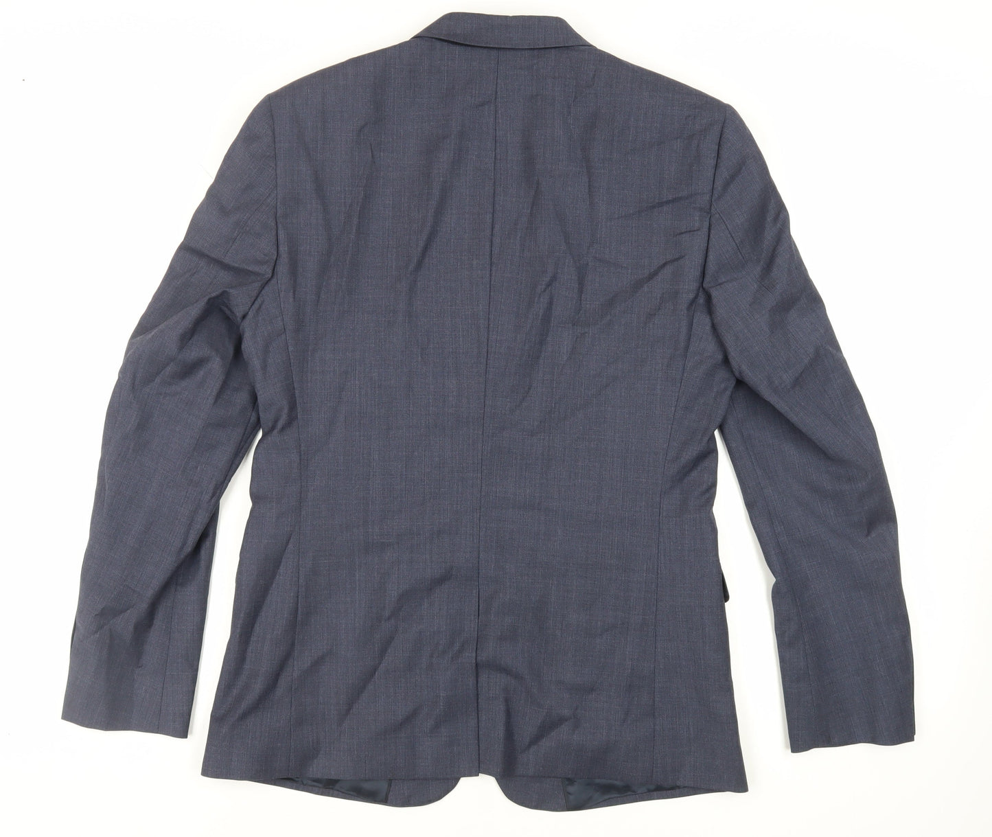 Mens UK Size 40 Topman Regular Blue Suit Jacket