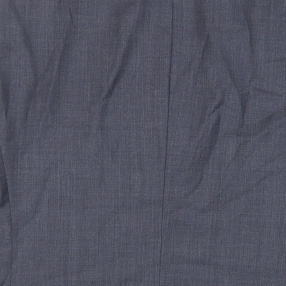 Mens UK Size 40 Topman Regular Blue Suit Jacket
