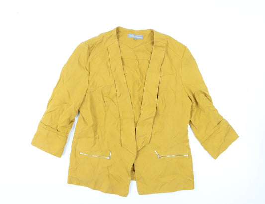 Womens UK Size 12 Marks and Spencer Yellow Jacket