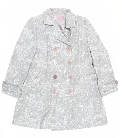 Womens UK Size 18 Per Una Grey Overcoat